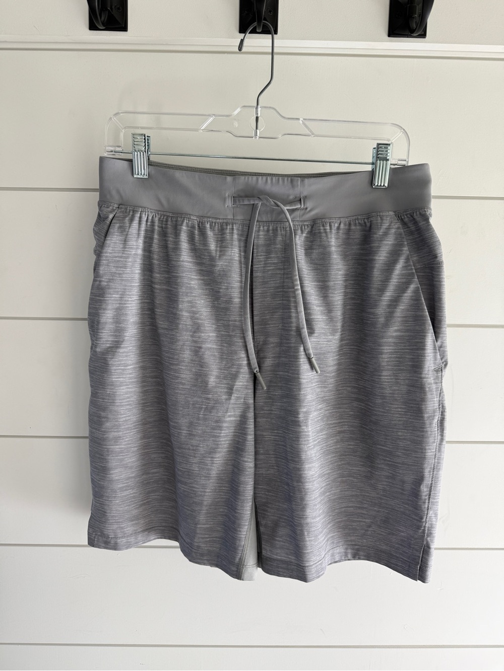 lululemon athletica Men's Heathered Gray Performance Shorts